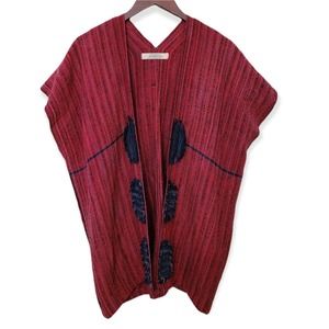 Deborah Bryant Cranberry Woven Vest